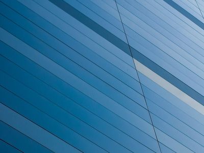 Abstract blue geometric lines representing breathing patterns