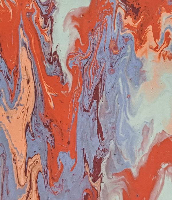 Abstract representation of rhythmic breathing cycles and light waves